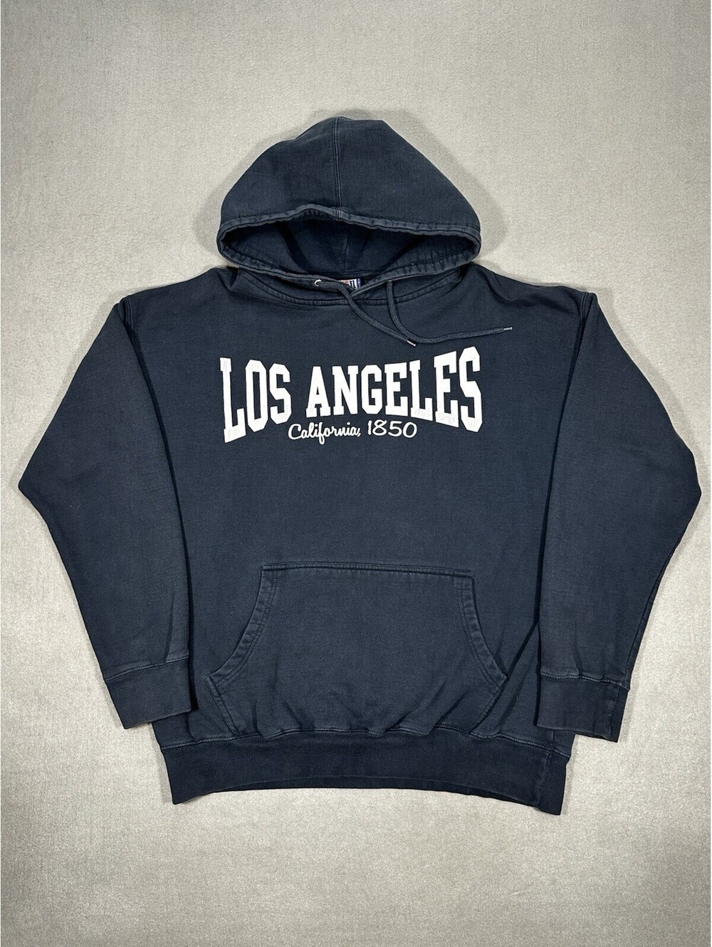 Men’s Ten Los Angeles California 1850 Hoodie XL Blue Pullover Sweatshirt